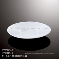 Gesundes spezielles haltbares weißes Porzellan chinesische Untertasse